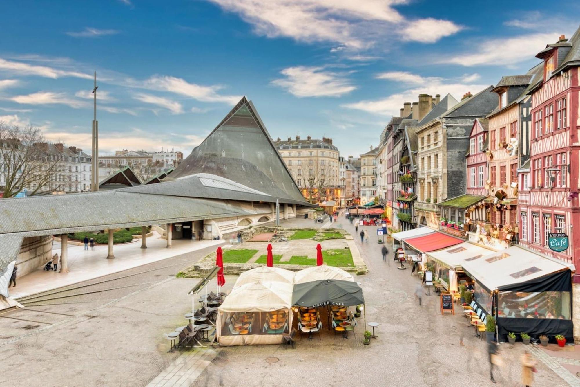 Vieux Marche Sublime Appartement Avec Ascenseur Rouen Exterior photo